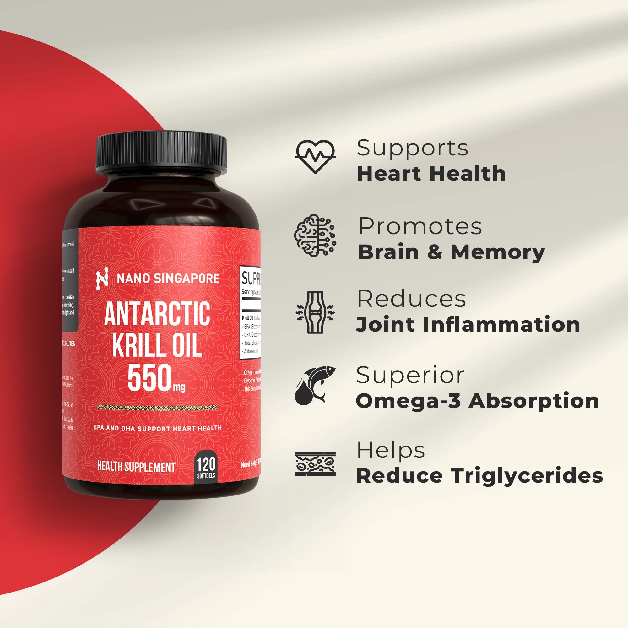 Antartic Krill Oil 550MG