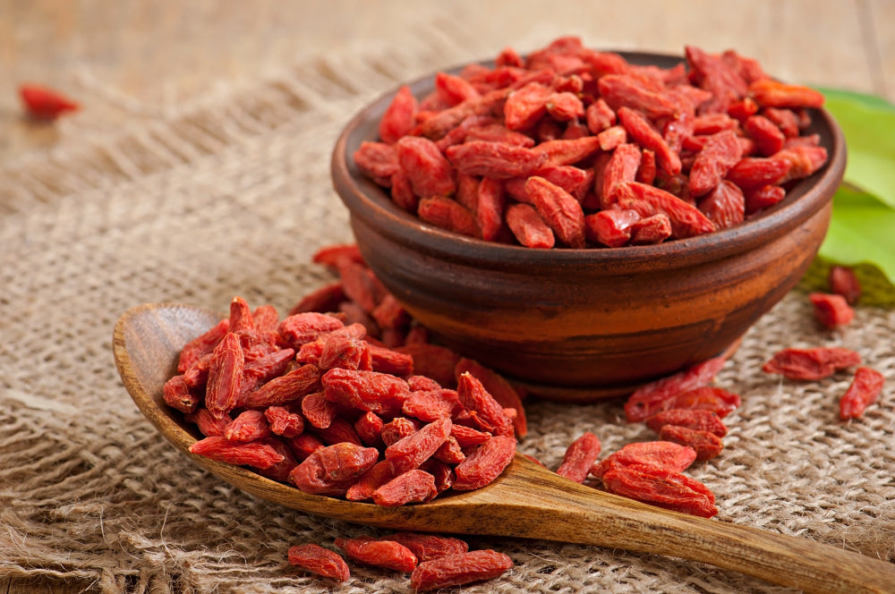 Wolfberries or goji berries.