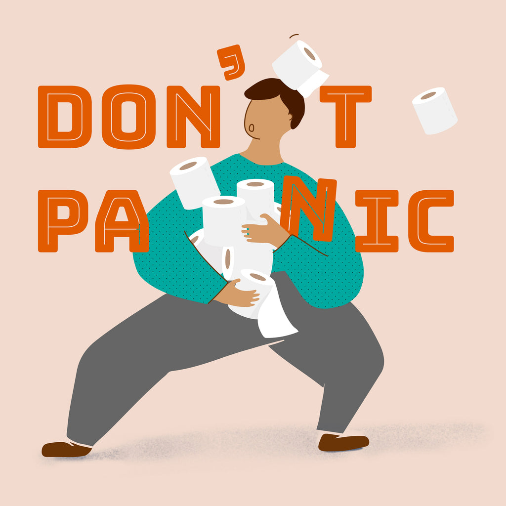 Don't panic illustration