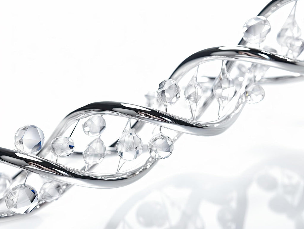 Collagen supplement molecules.