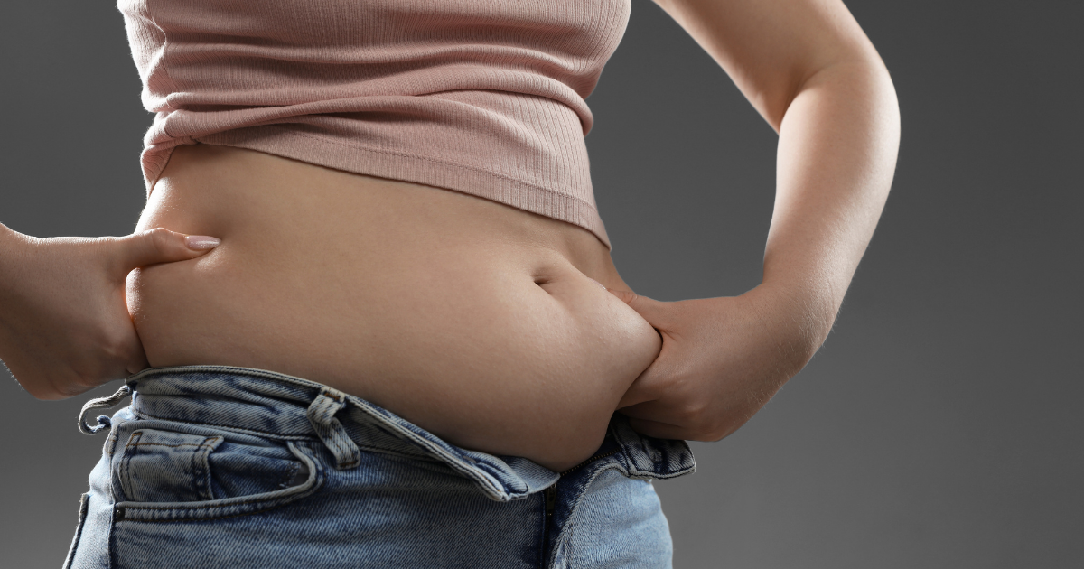 Stubborn Belly Fat That Won't Go With Diet or Exercise