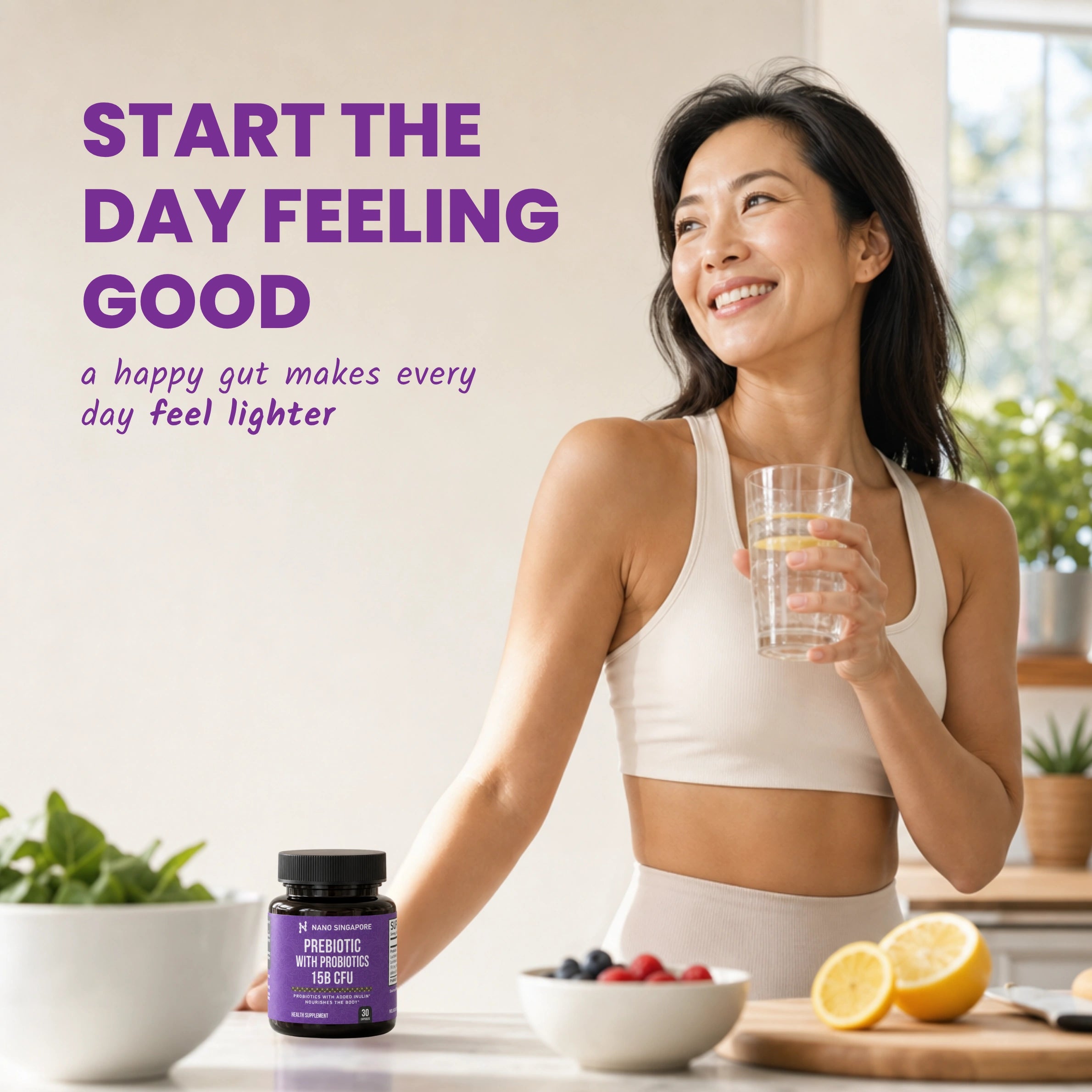 Prebiotic with Probiotic 15B CFU