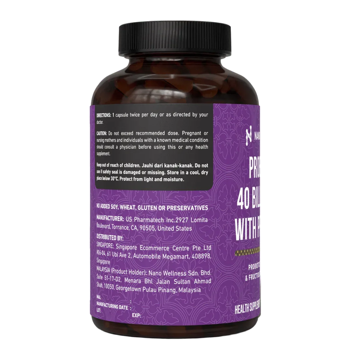 Probiotic 40 Billion CFU - Nano Singapore MY