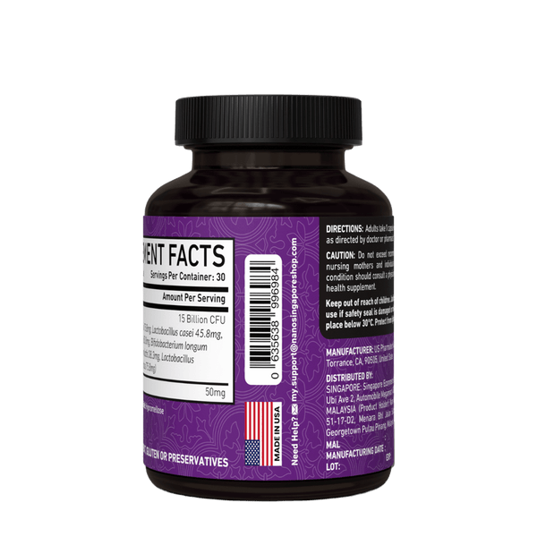 Prebiotic with Probiotic 15B CFU