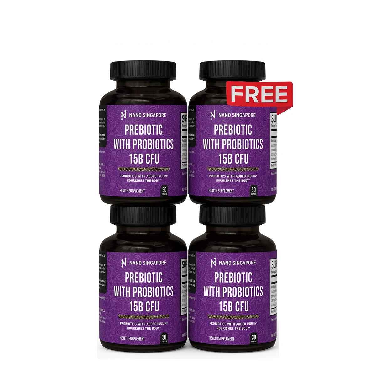 Prebiotic with Probiotic 15B CFU