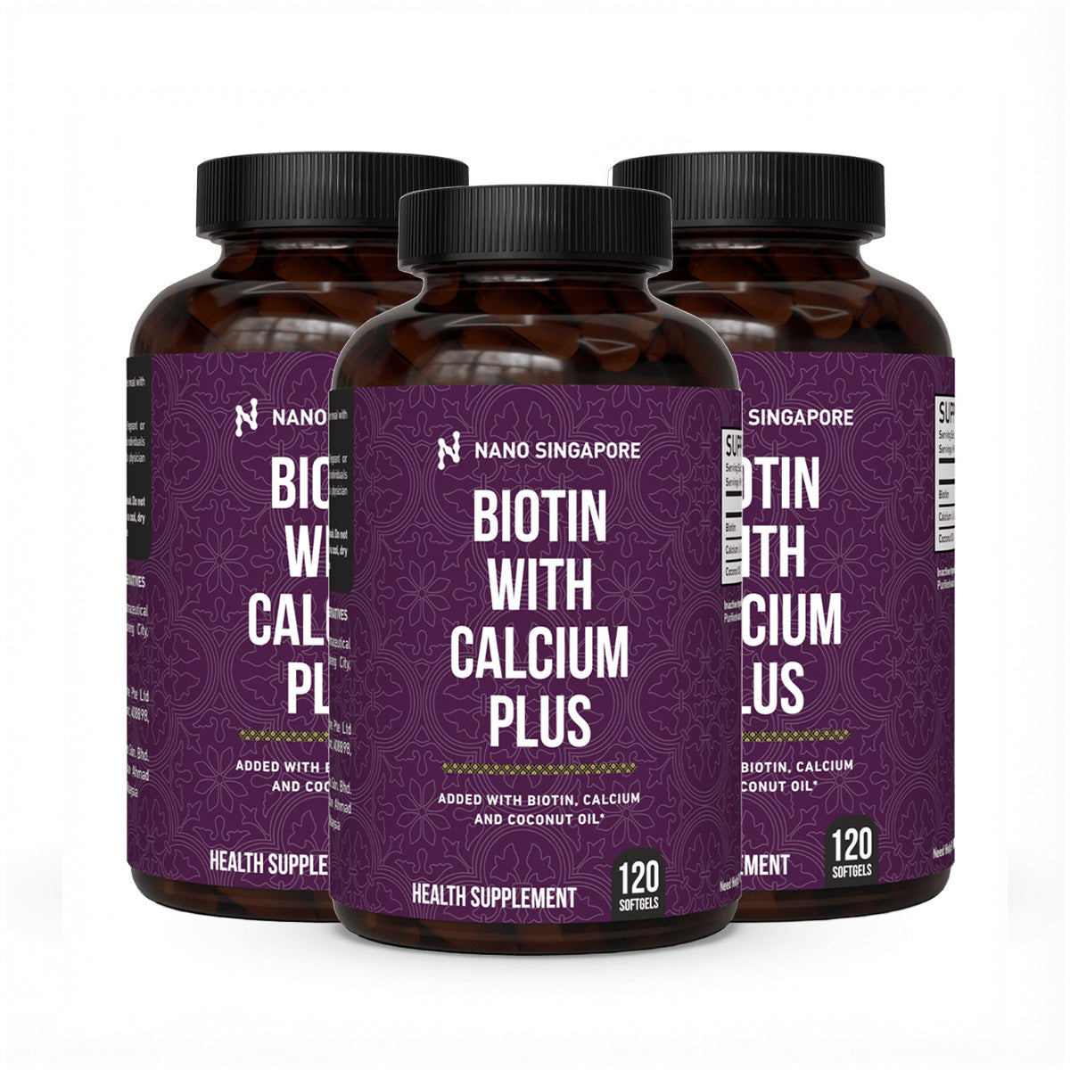 Biotin with Calcium Plus 12,120mcg