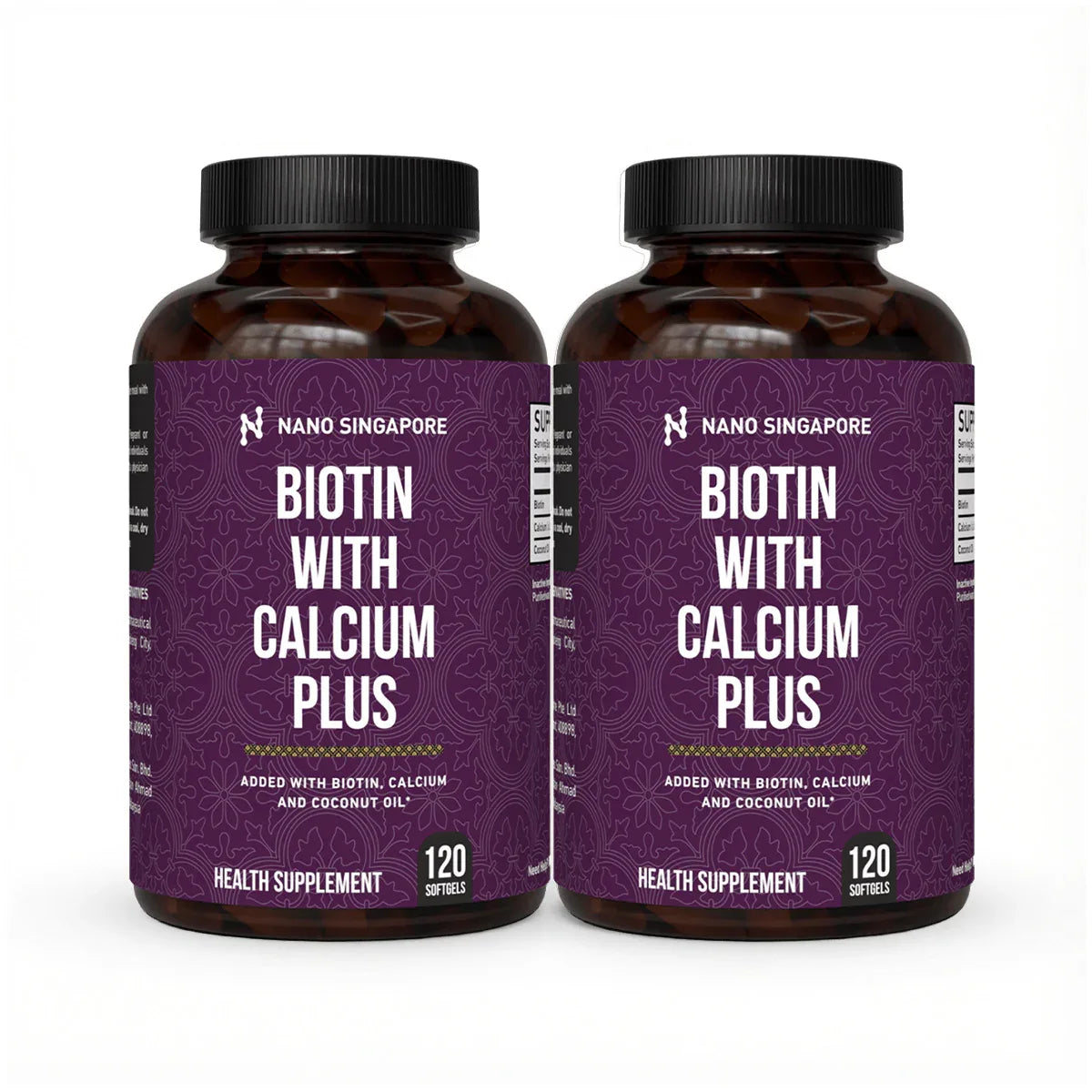 Biotin with Calcium Plus 12,120mcg