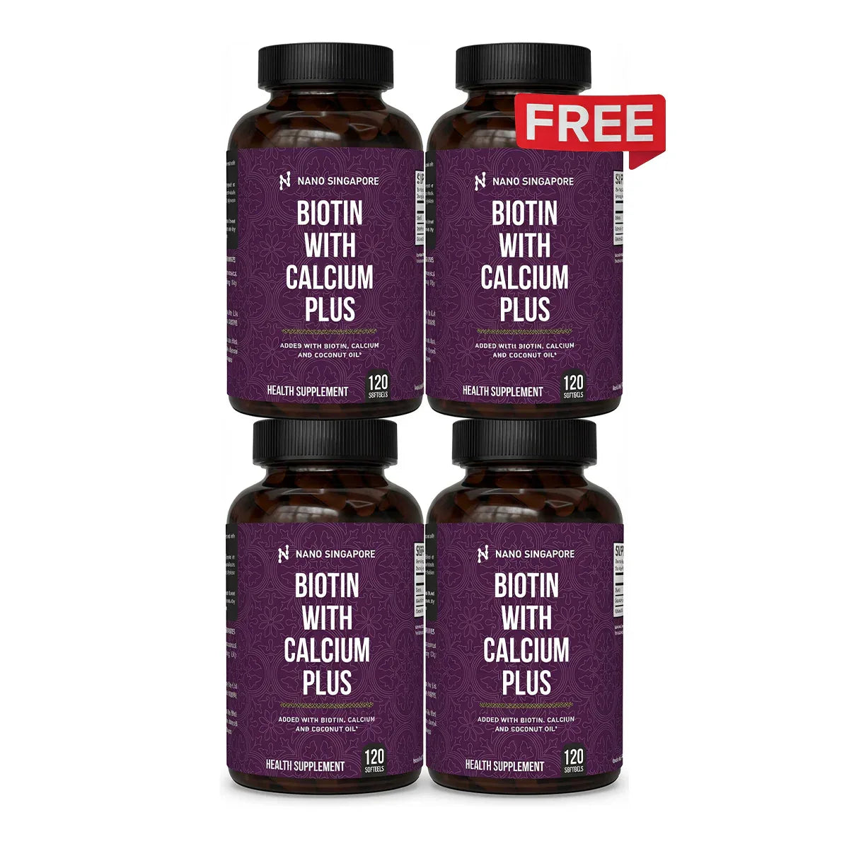Biotin with Calcium Plus 12,120mcg