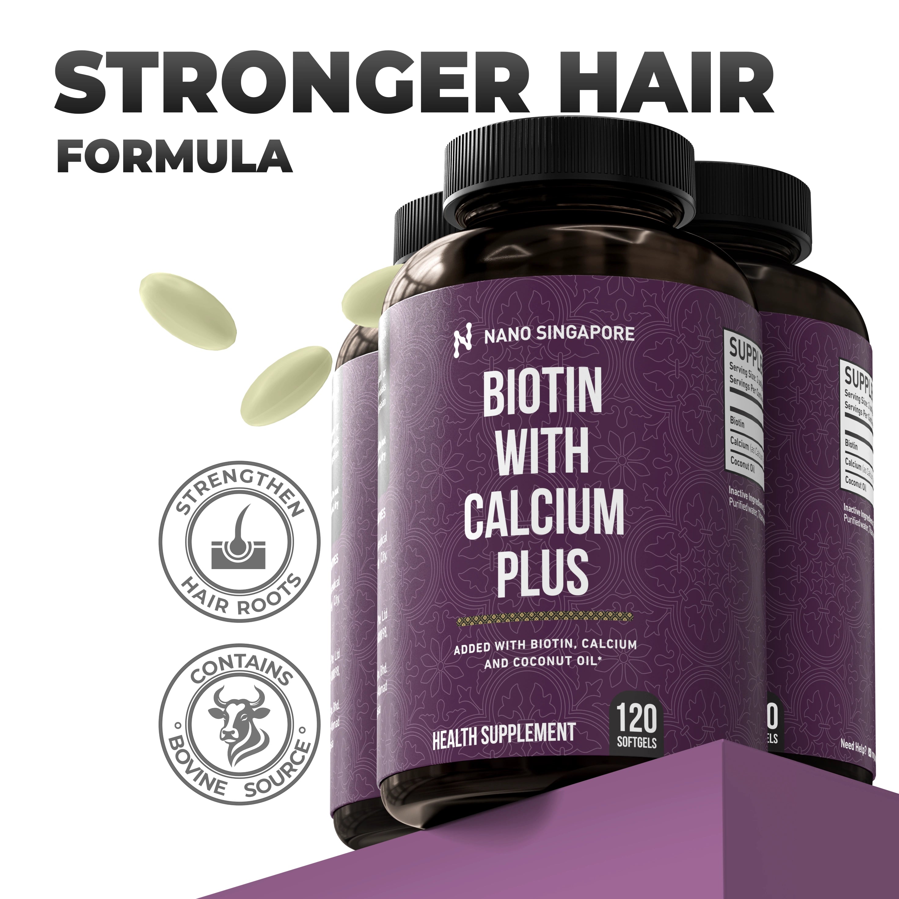 Biotin with Calcium Plus 12,120mcg