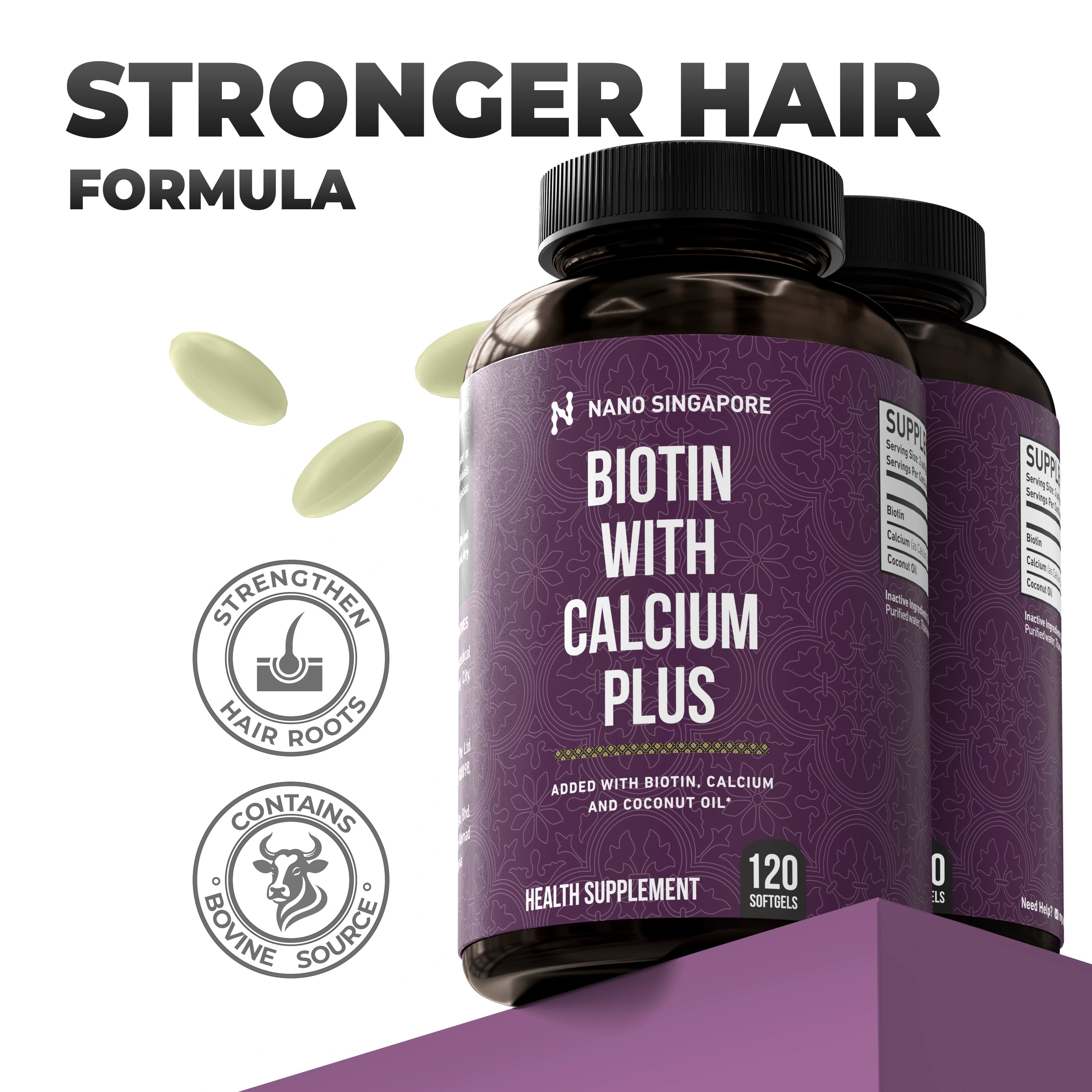 Biotin with Calcium Plus 12,120mcg