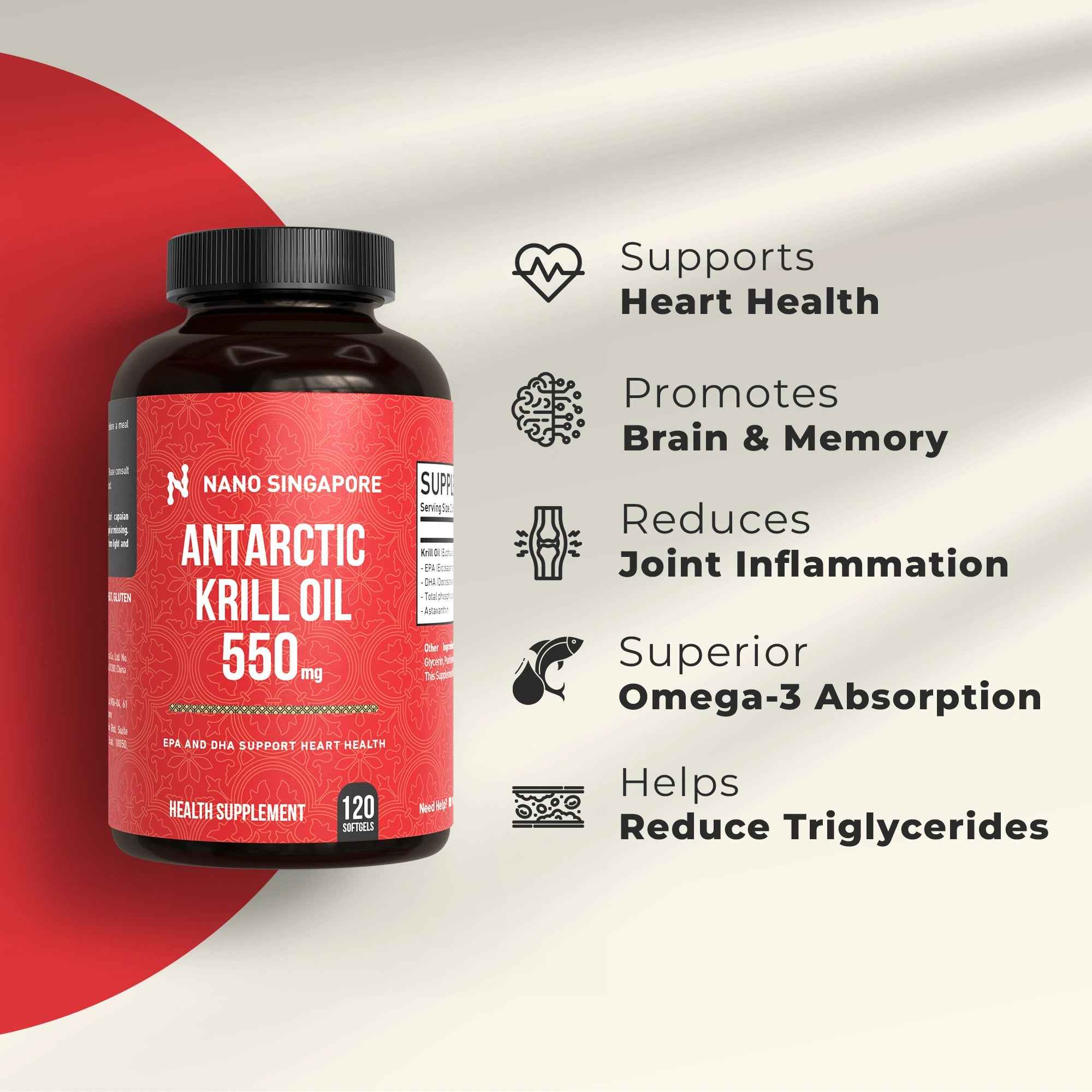 Antartic Krill Oil 550MG
