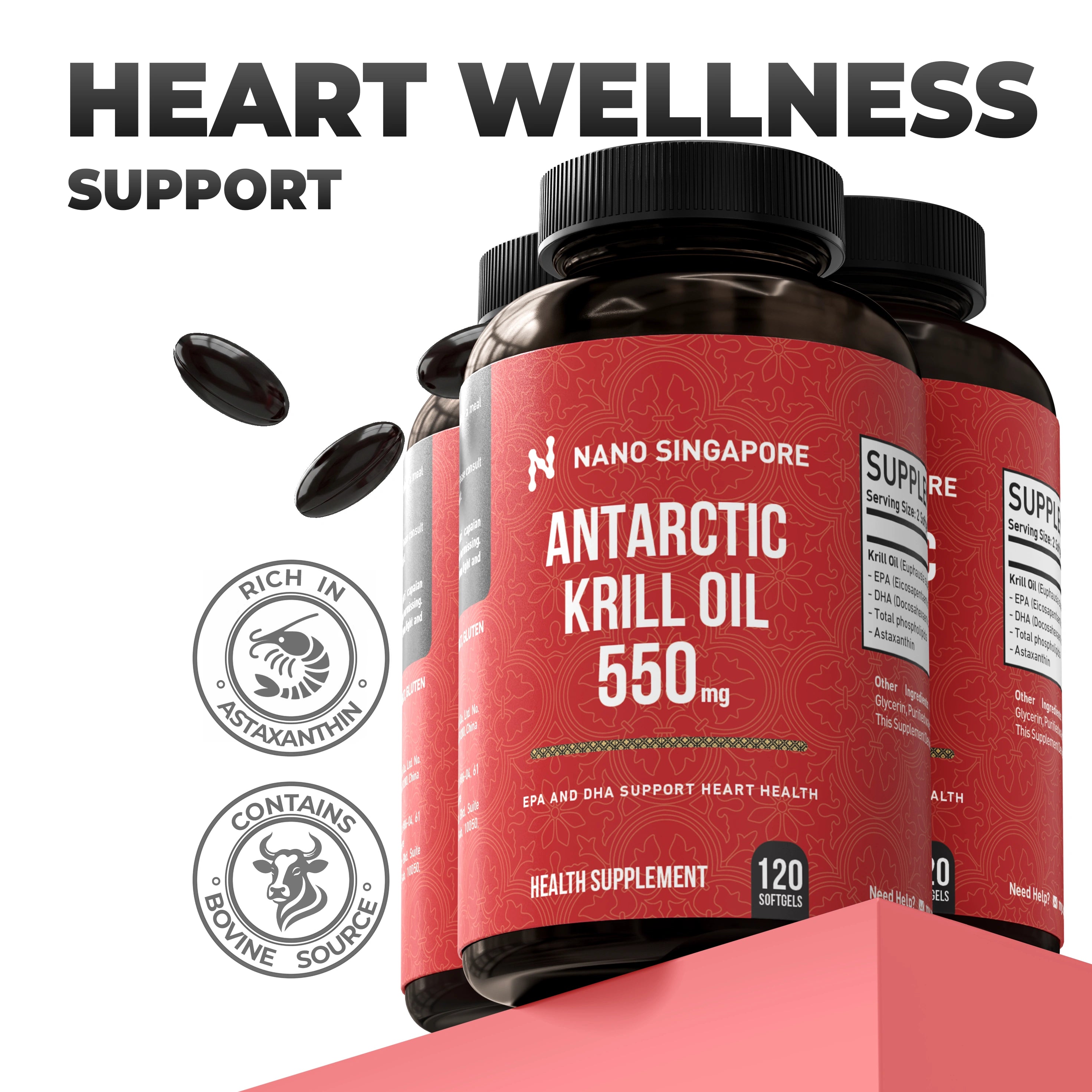 Antartic Krill Oil 550MG