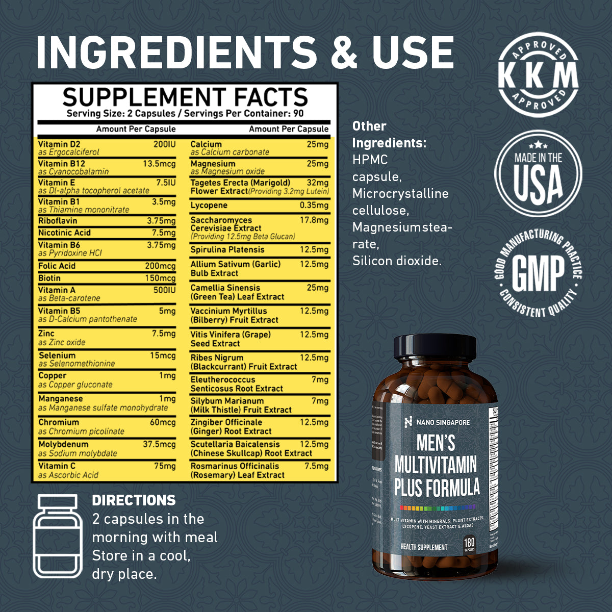 Men's Multivitamin Plus Formula