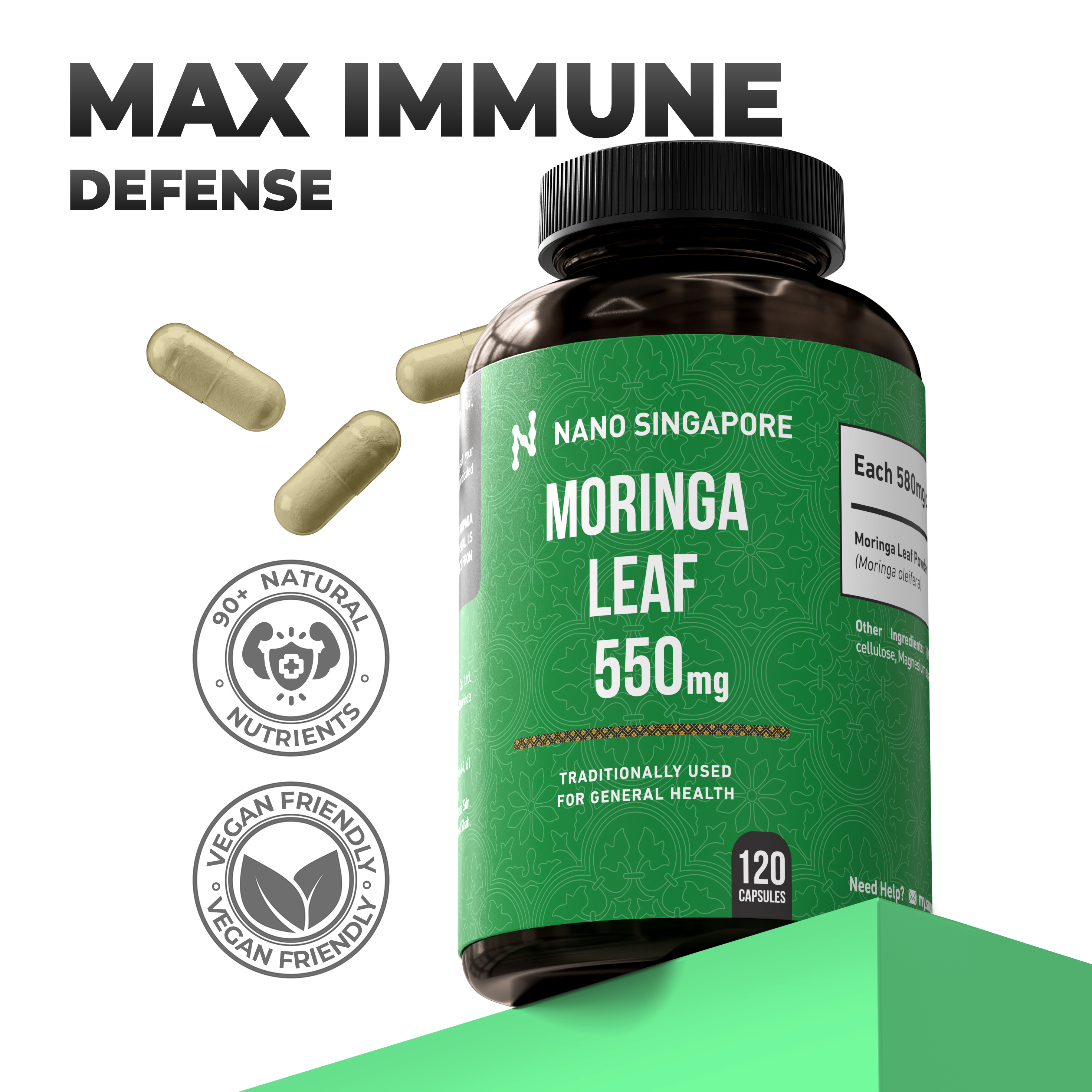 Moringa Leaf 550MG