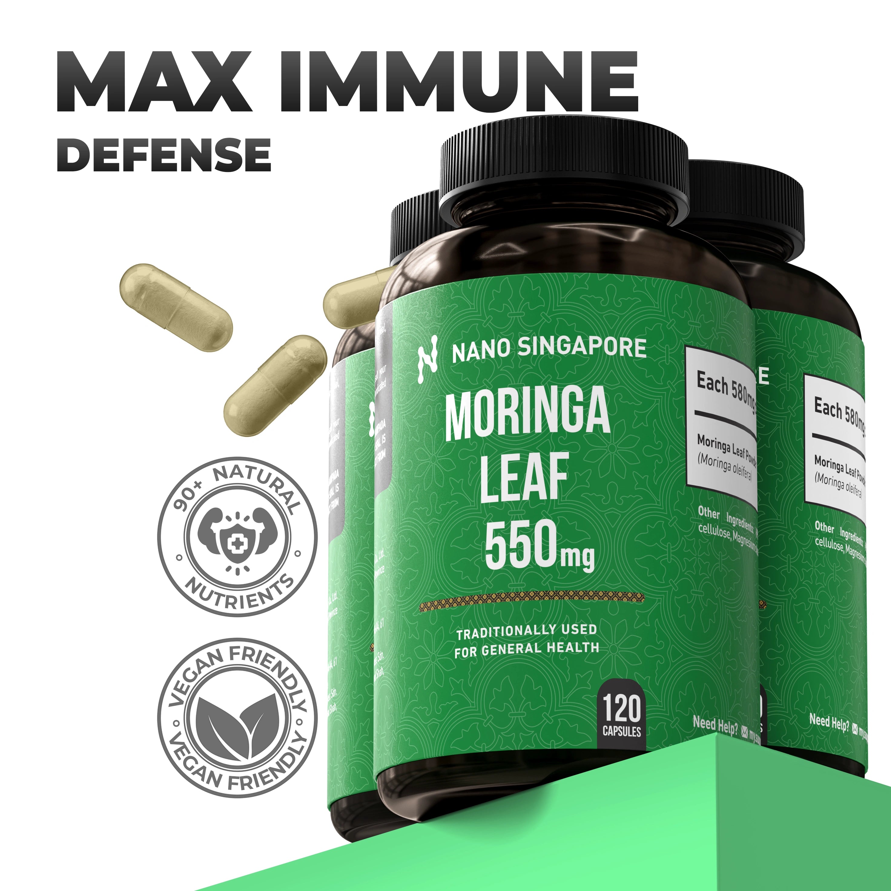 Moringa Leaf 550MG