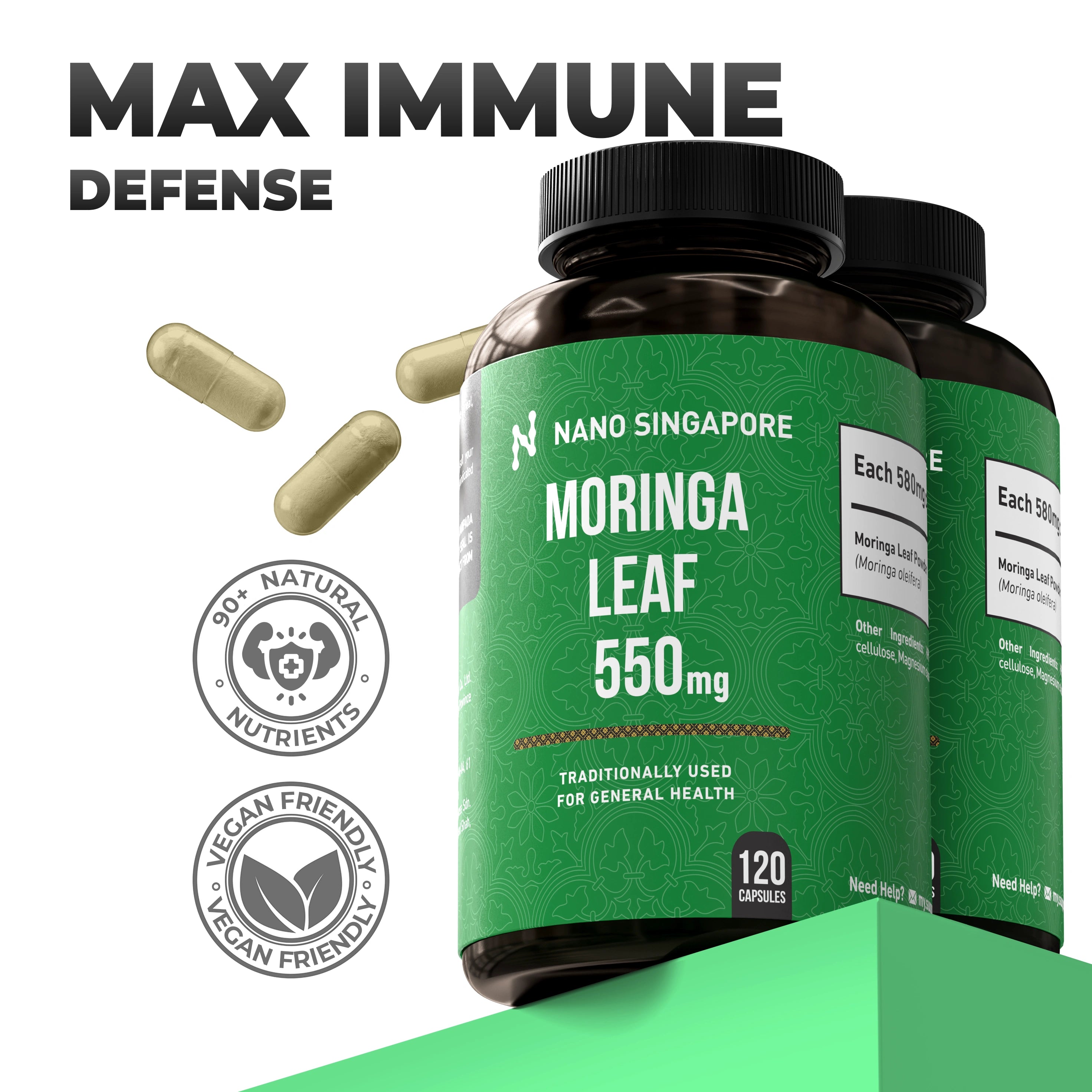 Moringa Leaf 550MG
